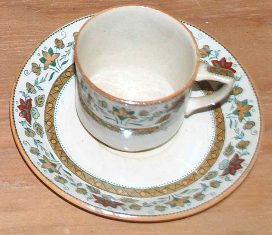 A2206 Flat Demitasse Cup & Saucer Set by Wedgwood-1