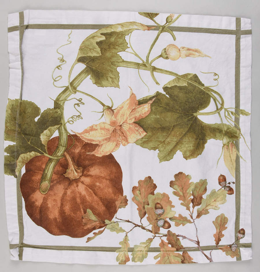 Botanical Pumpkin Cloth Napkin by Williams-Sonoma-1