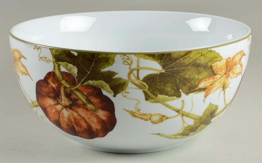 Botanical Pumpkin 11" Mixing Bowl by Williams-Sonoma-1