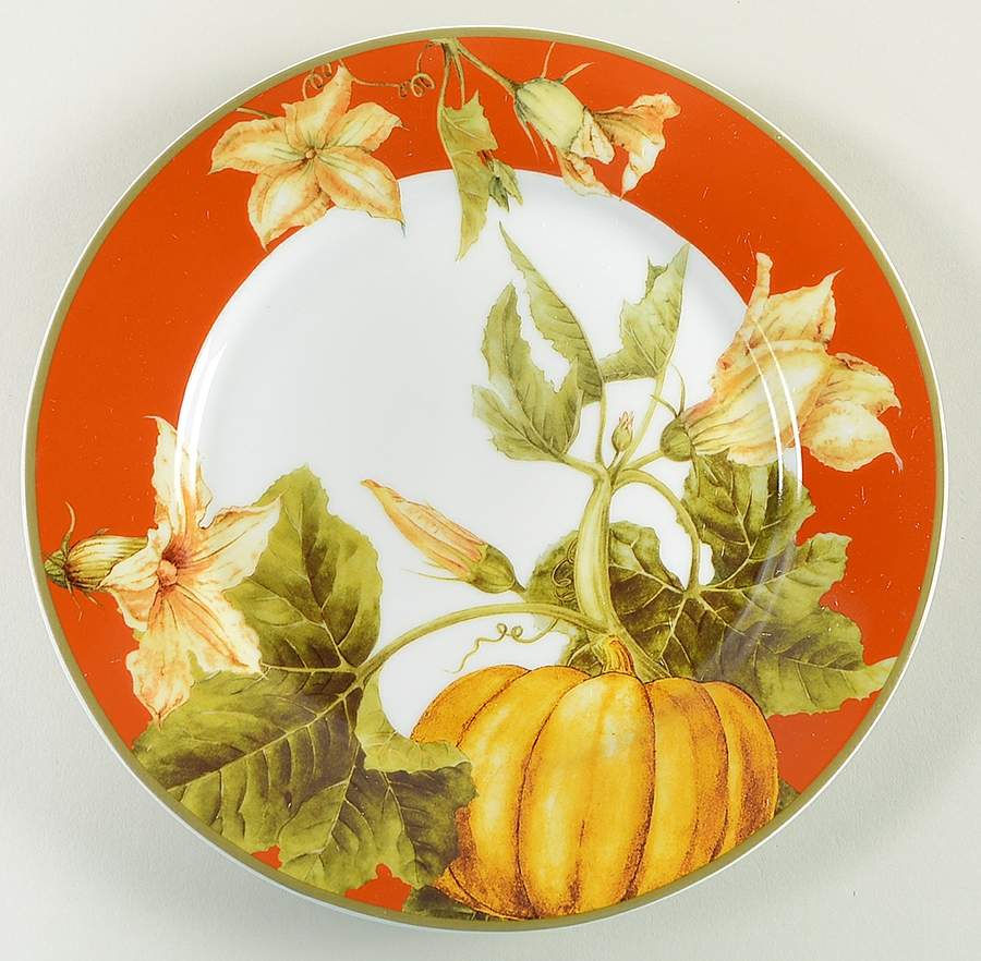Botanical Pumpkin Salad Plate by Williams-Sonoma-1