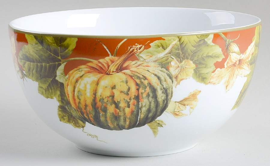 Botanical Pumpkin 9" Mixing Bowl by Williams-Sonoma-1