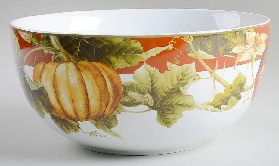 Botanical Pumpkin 11" Mixing Bowl by Williams-Sonoma-1