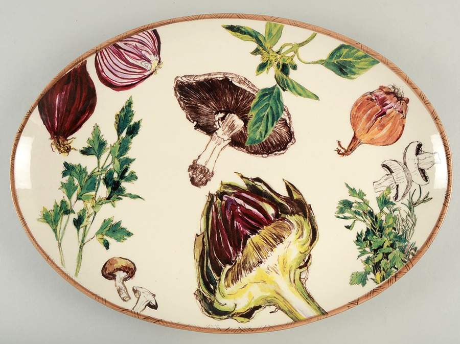 French Market 19" Oval Serving Platter by Williams-Sonoma-1