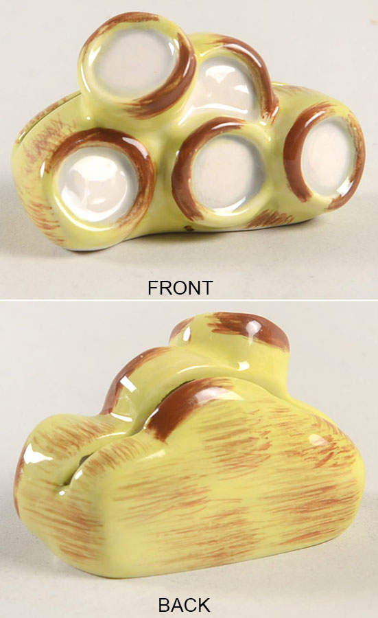12 Days of Christmas (Gold Numbers, Coupe Shape) Figural Placard/Place Card Holder by Williams-Sonoma-1