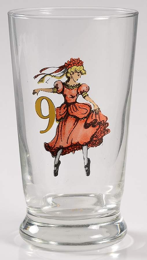 12 Days of Christmas (Gold Numbers, Coupe Shape) 8 Oz Glassware Tumbler by Williams-Sonoma-1