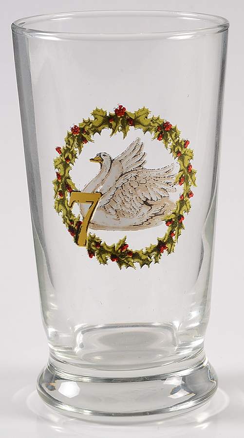 12 Days of Christmas (Gold Numbers, Coupe Shape) 8 Oz Glassware Tumbler by Williams-Sonoma-1