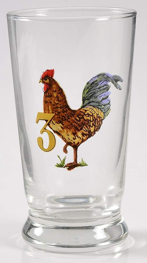 12 Days of Christmas (Gold Numbers, Coupe Shape) 8 Oz Glassware Tumbler by Williams-Sonoma-1