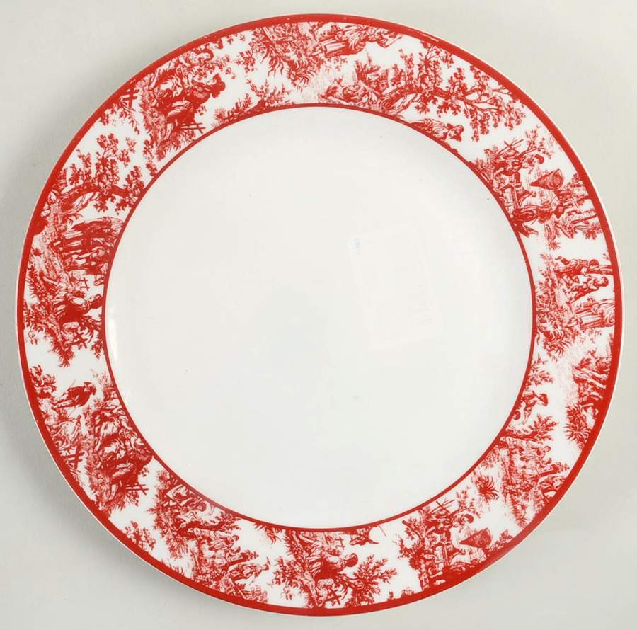 Country Life Red Dinner Plate by Waverly-1
