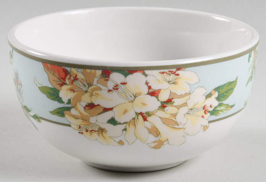 Fawn Hill Blue Soup/Cereal Bowl by Waverly-1