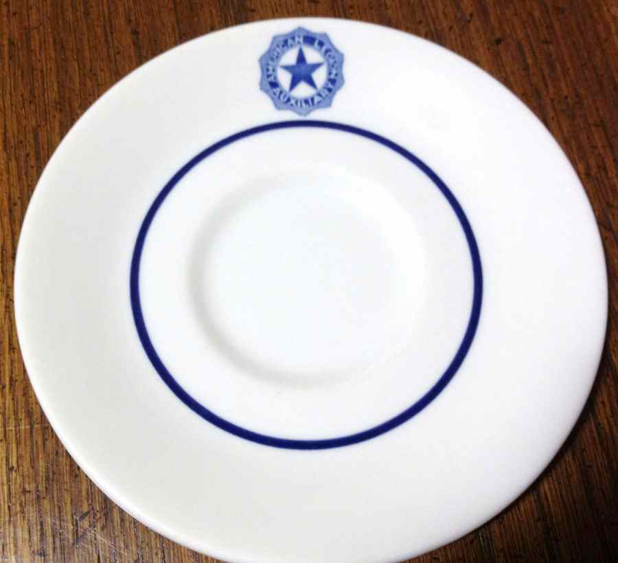 American Legion Auxiliary Saucer by Walker-1