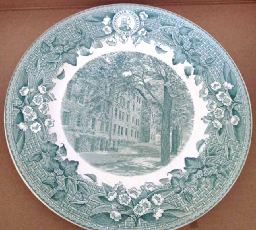 Wesleyan University Green Dinner Plate by Wedgwood-1