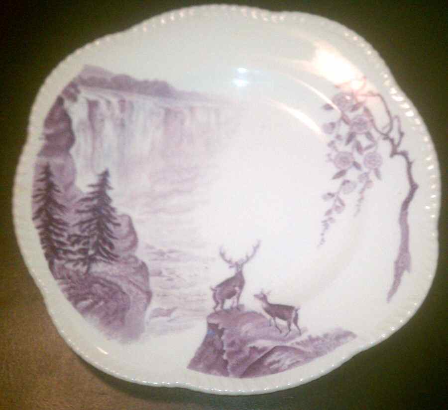 Iguazu Dinner Plate by Wood & Sons-1