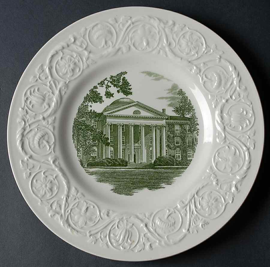 Chatam Hall College Green Dinner Plate by Wedgwood-1