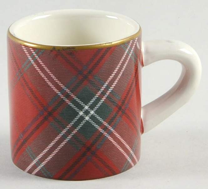 Tartan Plaid Espresso Cup (No Saucer Made) by Williams-Sonoma-1