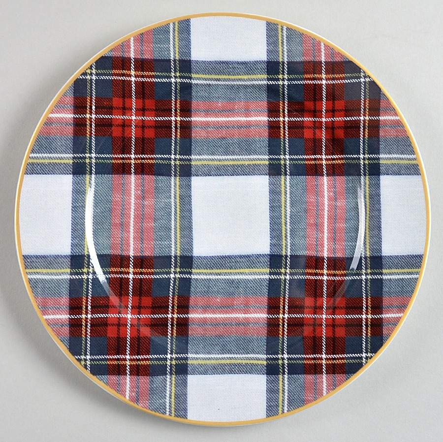 Tartan Plaid Salad Plate by Williams-Sonoma-1