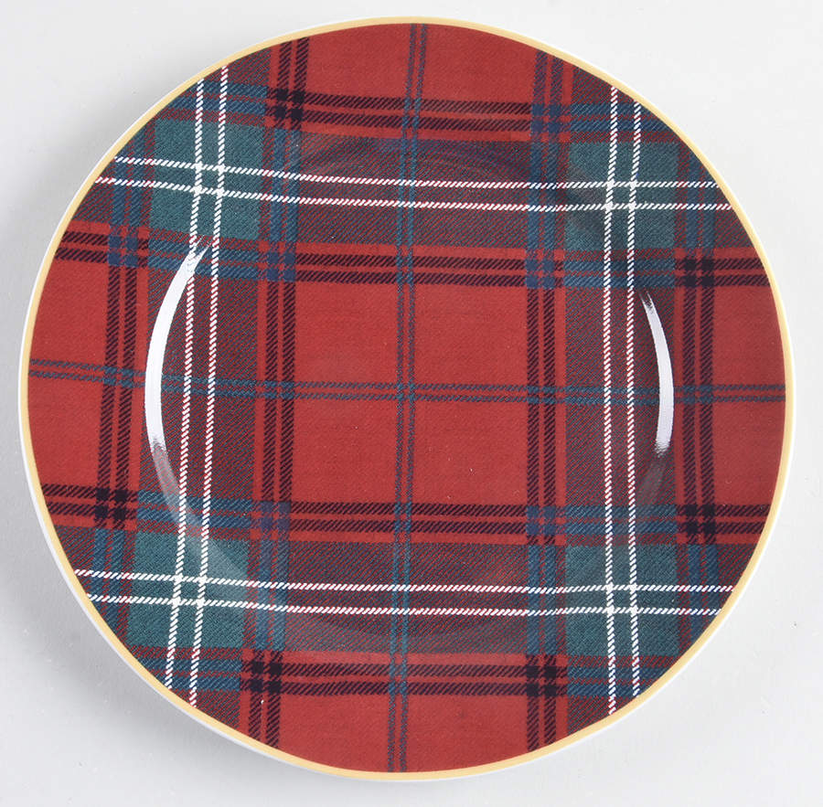 Tartan Plaid Salad Plate by Williams-Sonoma-1