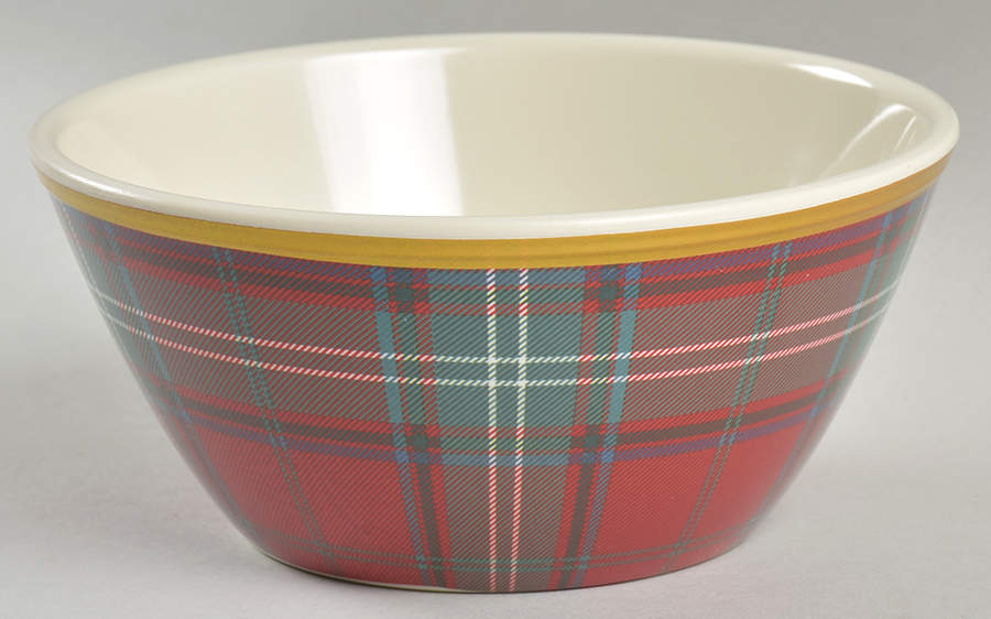 Tartan Plaid Melmac/Melamine Child's Bowl by Williams-Sonoma-1