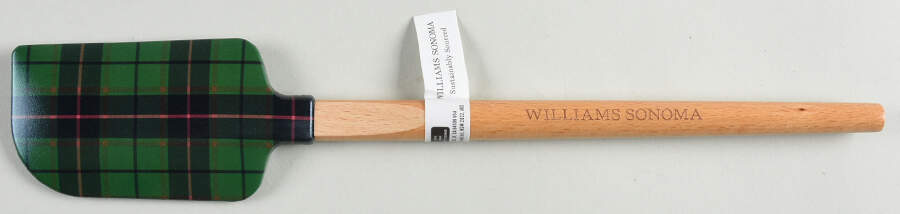 Tartan Plaid Wood Handle Spatula by Williams-Sonoma-1