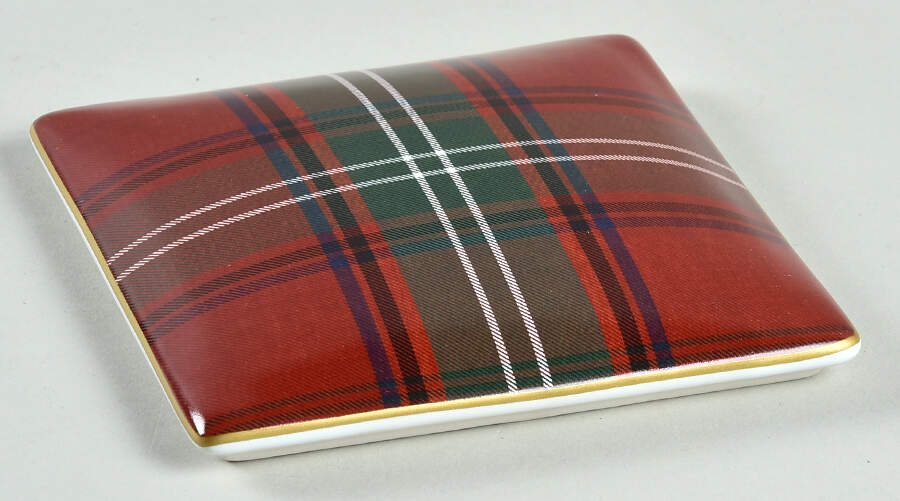 Tartan Plaid 5" Square Box-Lid by Williams-Sonoma-1