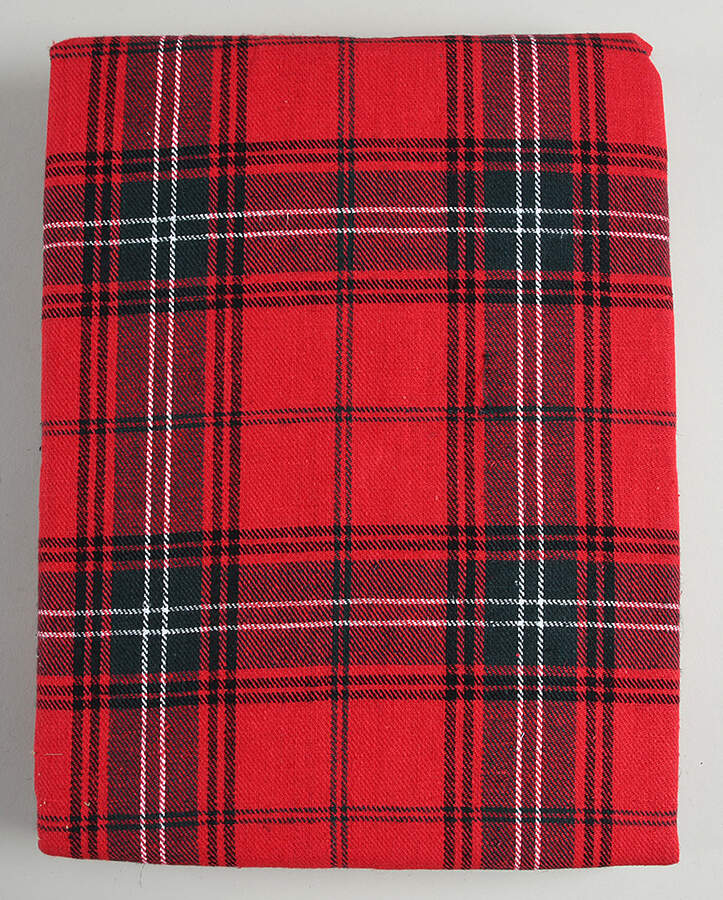 Tartan Plaid 90" Round Tablecloth by Williams-Sonoma-1