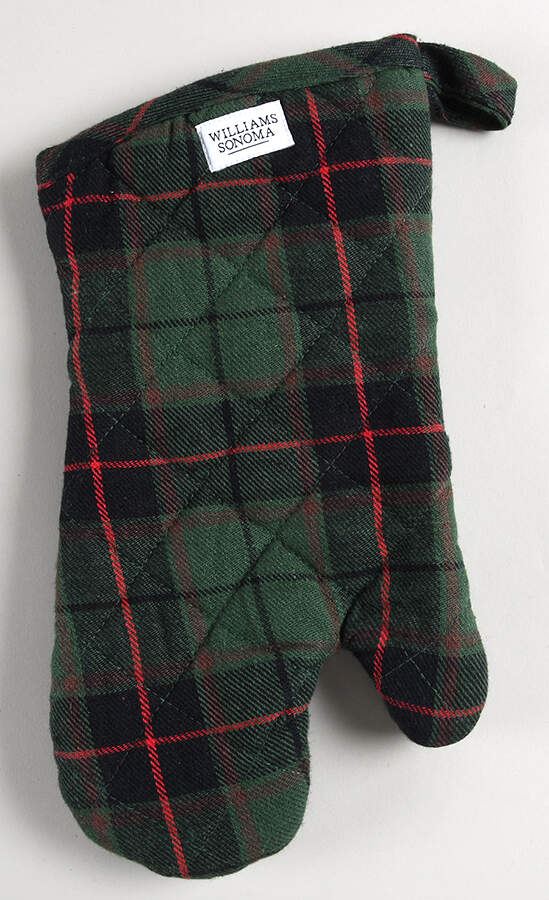 Tartan Plaid Cloth Oven Mitt by Williams-Sonoma-1