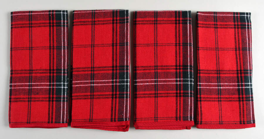 Tartan Plaid Cloth Napkin - Set of 4 by Williams-Sonoma-1