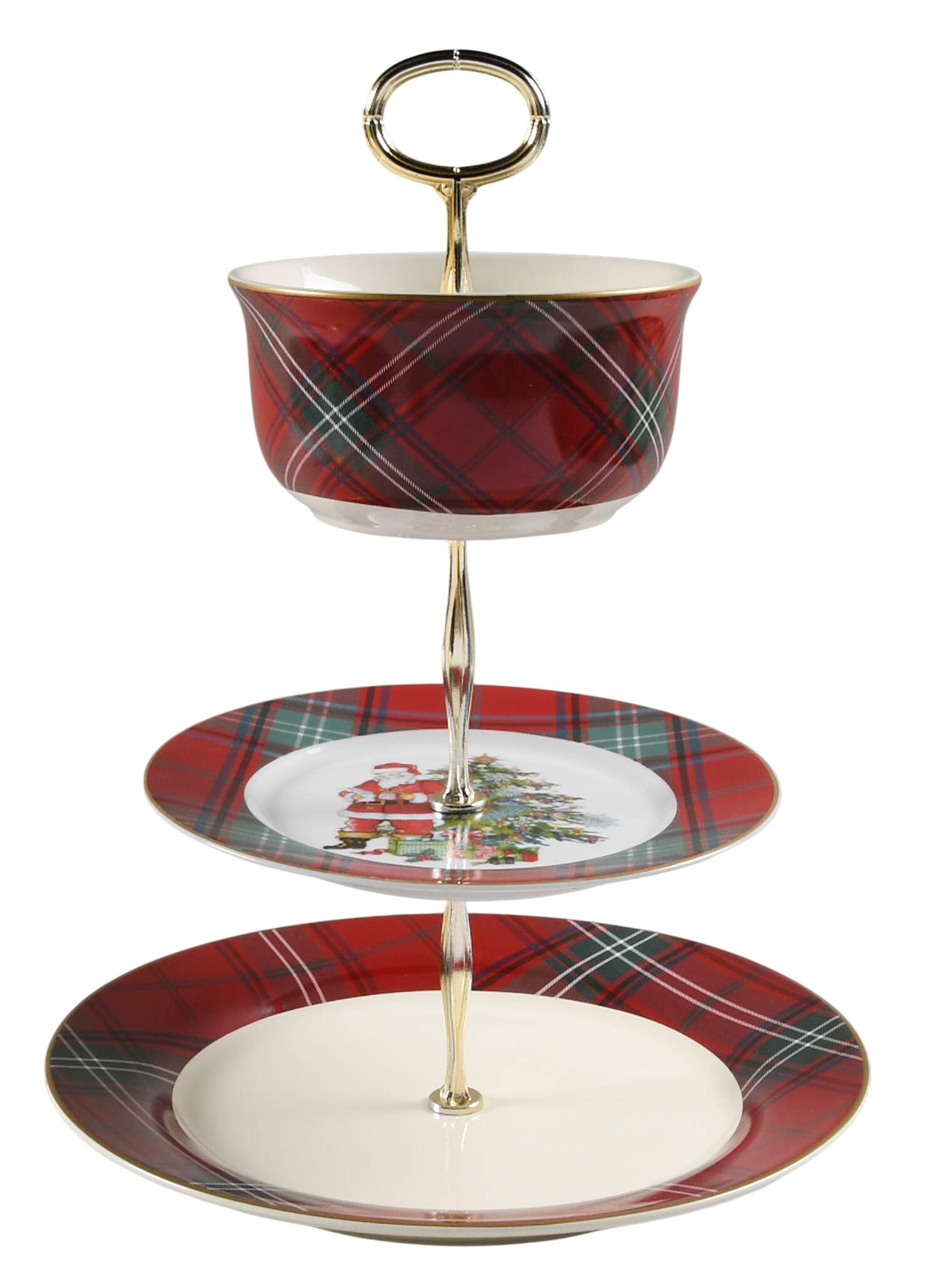 Tartan Plaid Tiered Fruit Dip HC by Williams-Sonoma-1