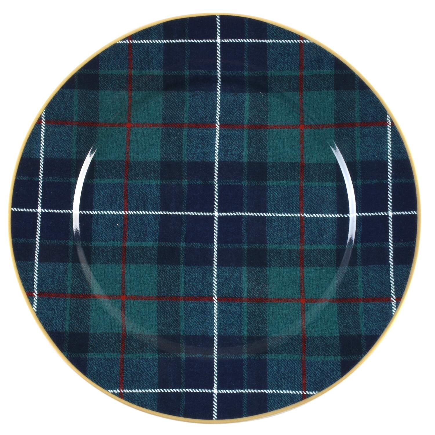 Tartan Plaid Salad Plate by Williams-Sonoma-1