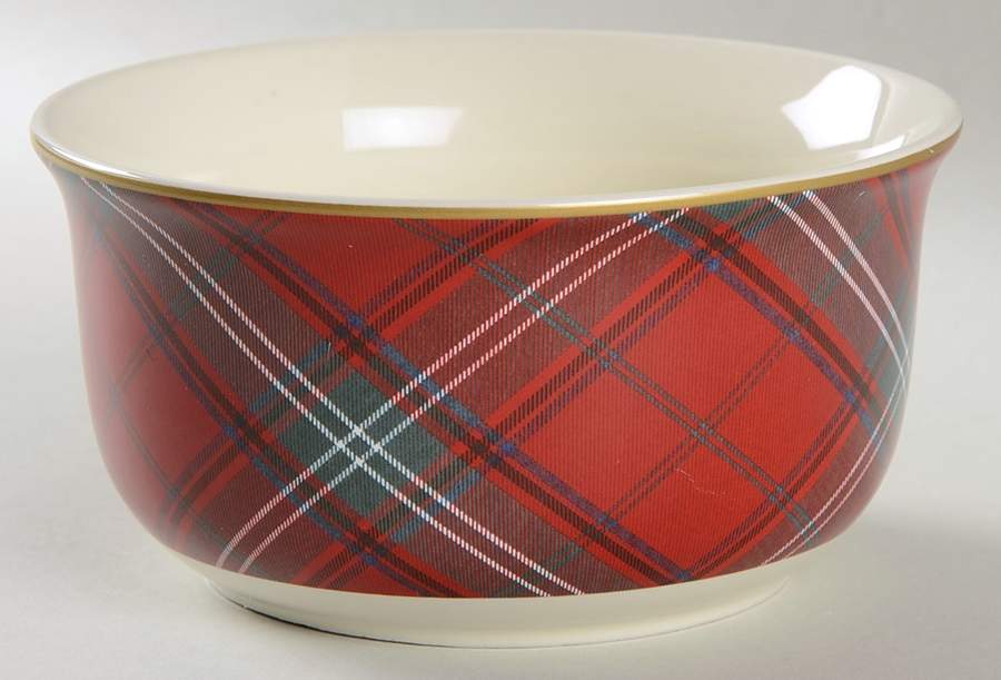 Tartan Plaid Soup/Cereal Bowl by Williams-Sonoma-1