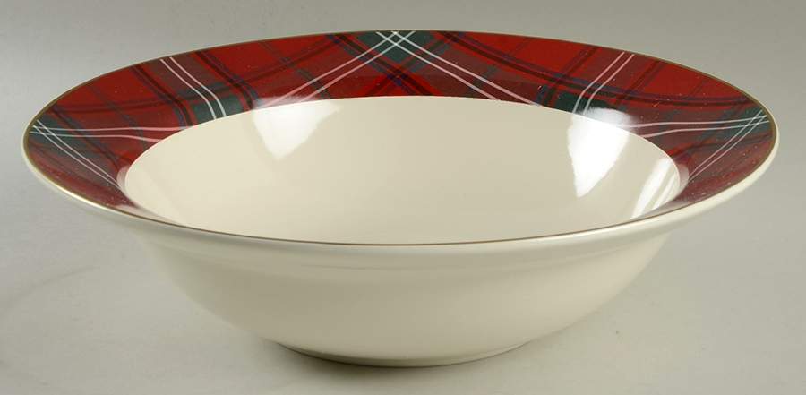 Tartan Plaid 12" Round Serving Bowl by Williams-Sonoma-1