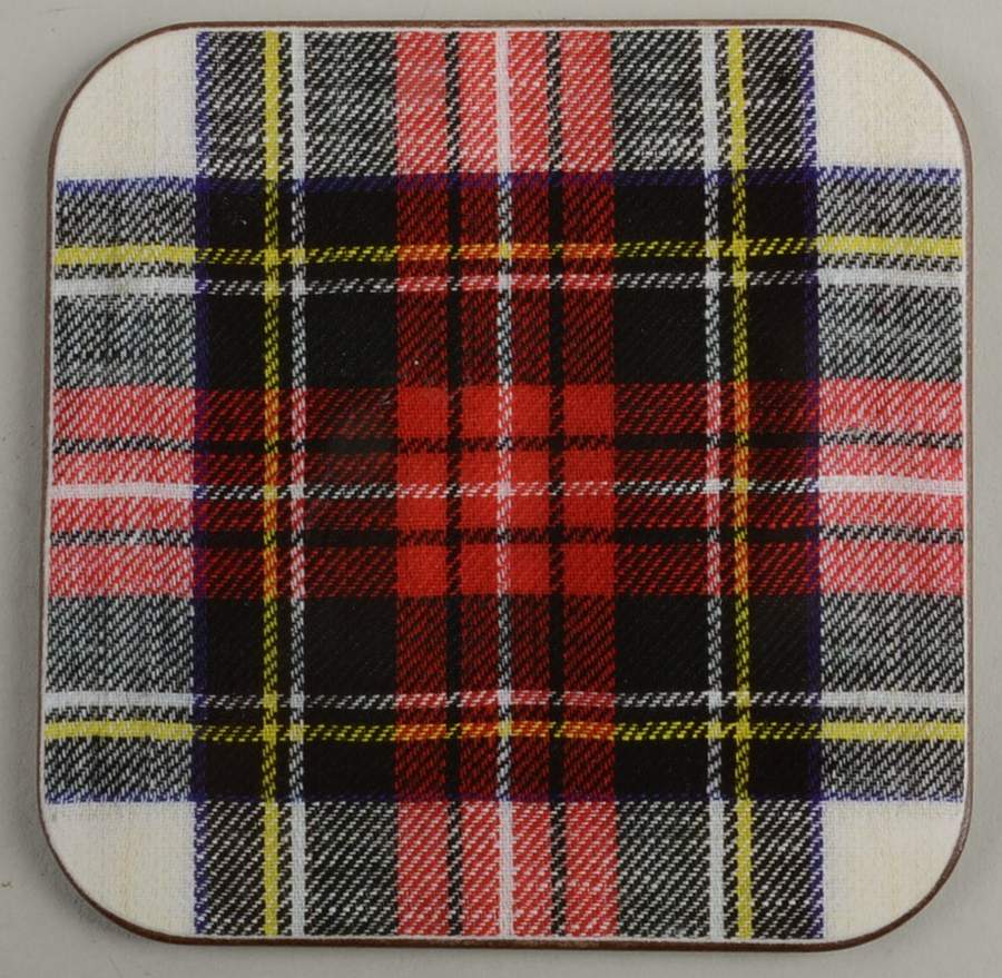 Tartan Plaid Cork Back Square Coaster by Williams-Sonoma-1