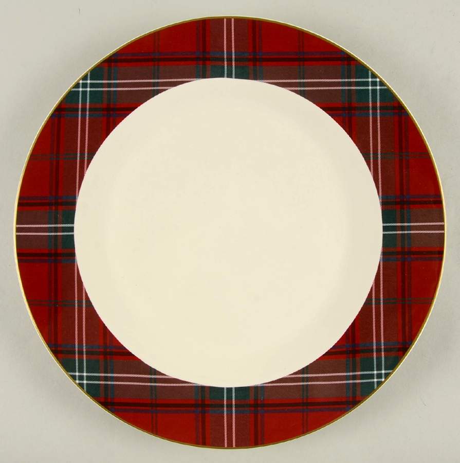 Tartan Plaid Service Plate (Charger) by Williams-Sonoma-1