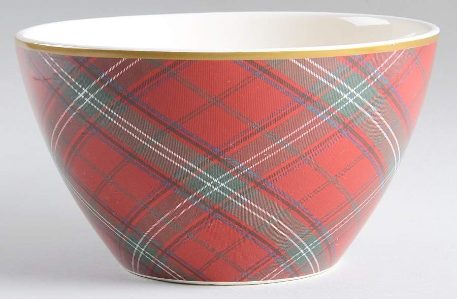 Tartan Plaid 8" Mixing Bowl by Williams-Sonoma-1