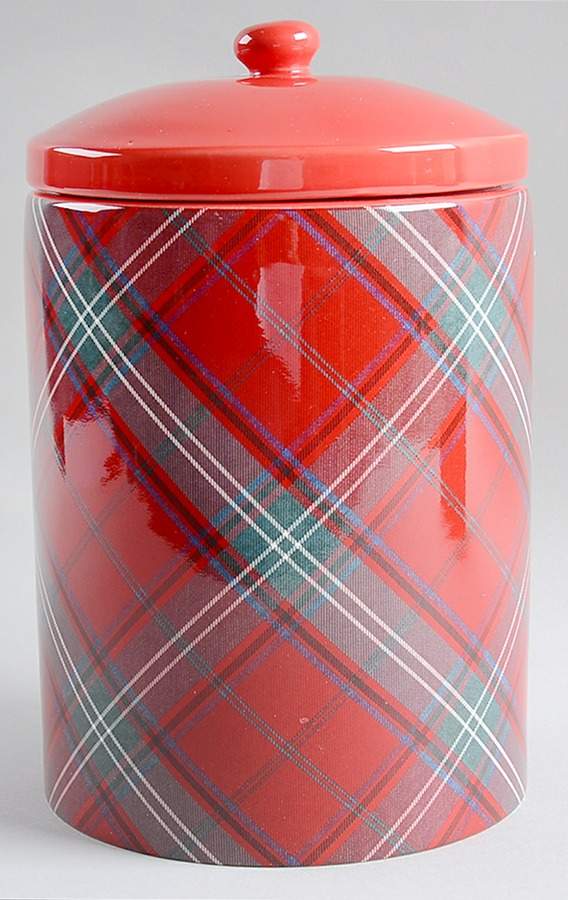 Tartan Plaid Medium Canister & Lid by Williams-Sonoma-1
