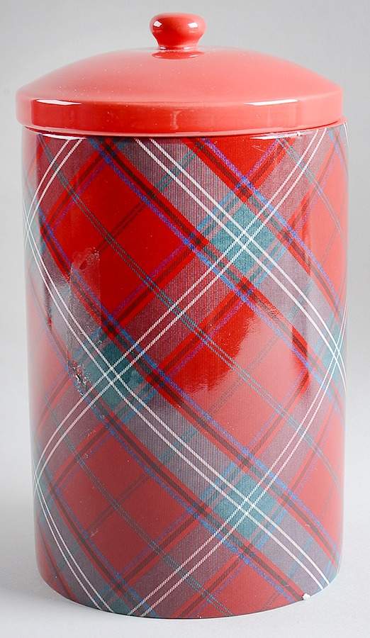 Tartan Plaid Large Canister & Lid by Williams-Sonoma-1