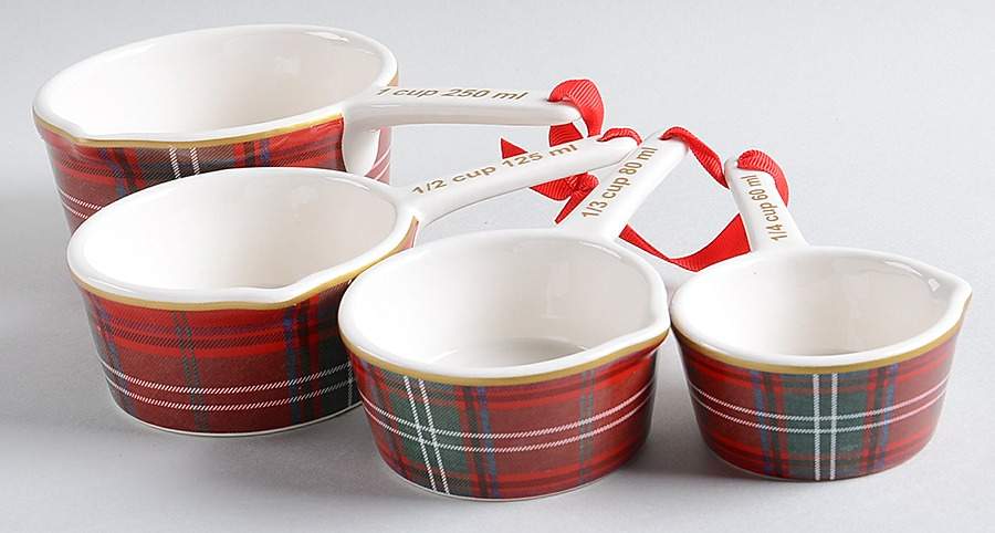 Tartan Plaid (4 Piece) Measuring Cup Set with Spouts by Williams-Sonoma-1