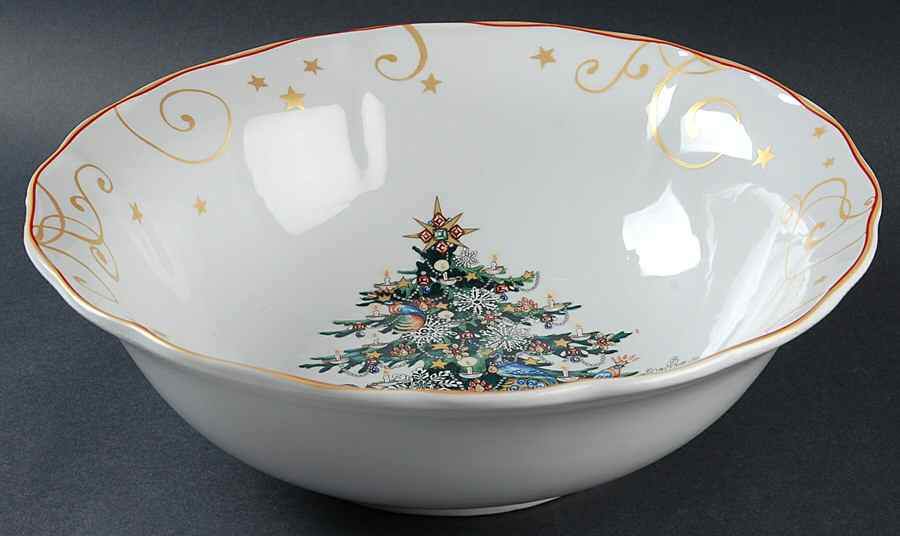 Christmas Tree 12" Round Serving Bowl by Williams-Sonoma-1