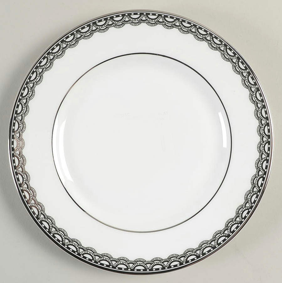 Lismore Lace Platinum Bread & Butter Plate by Waterford China-1