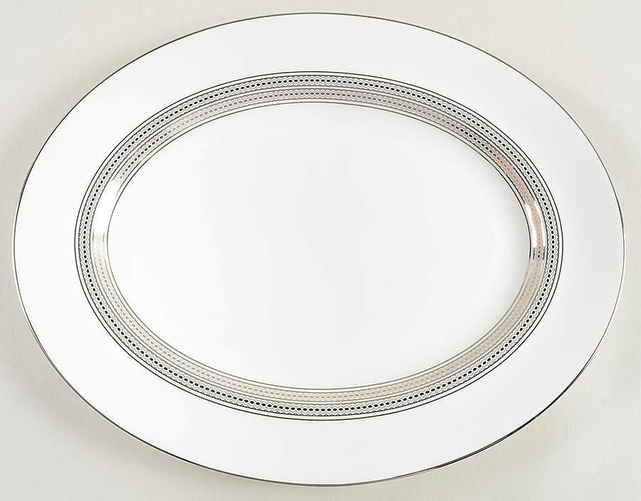 Moderne 14" Oval Serving Platter by Wedgwood-1