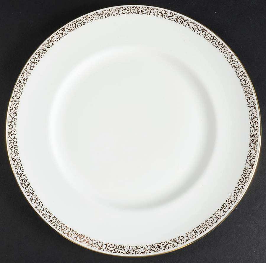 Filigree Gold Dinner Plate by Wedgwood-1