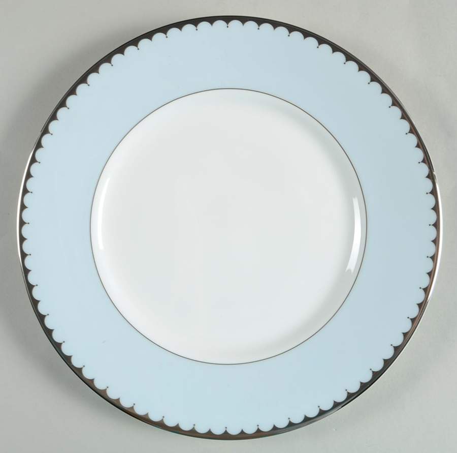 Lily of the Valley Blue Accent Luncheon Plate by Waterford China-1