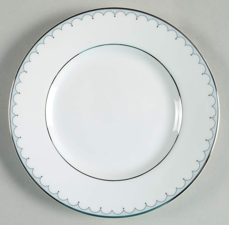 Lily of the Valley Blue Bread & Butter Plate by Waterford China-1