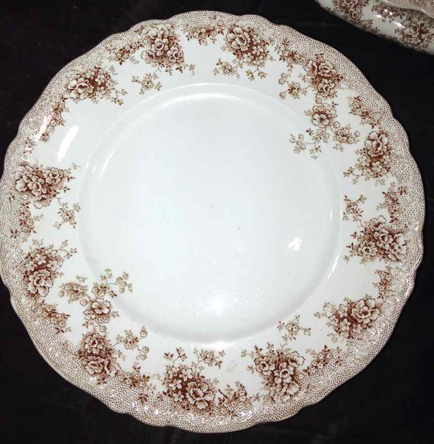 Sylvan Brown Dinner Plate by JH Weatherby-1