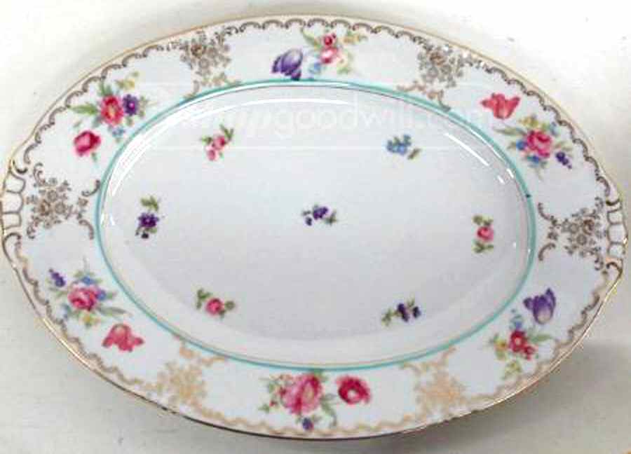 WIG1254 14" Oval Serving Platter by Winterling - Bavaria-1