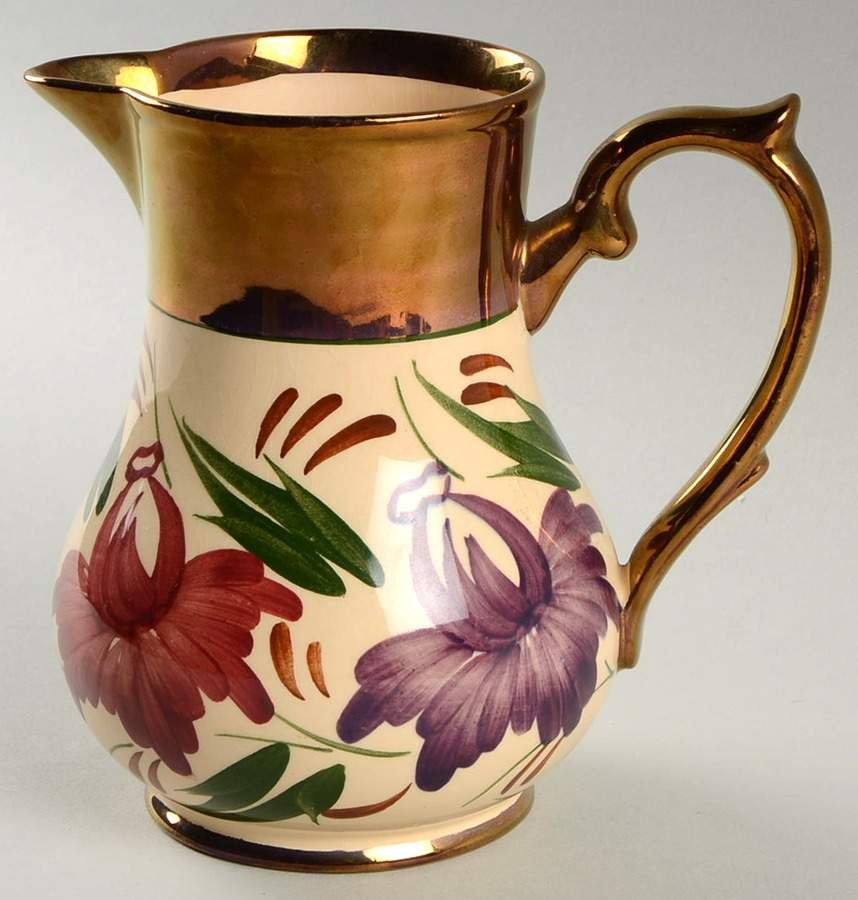 Peonies 18 Oz Jug by Wade (England)-1