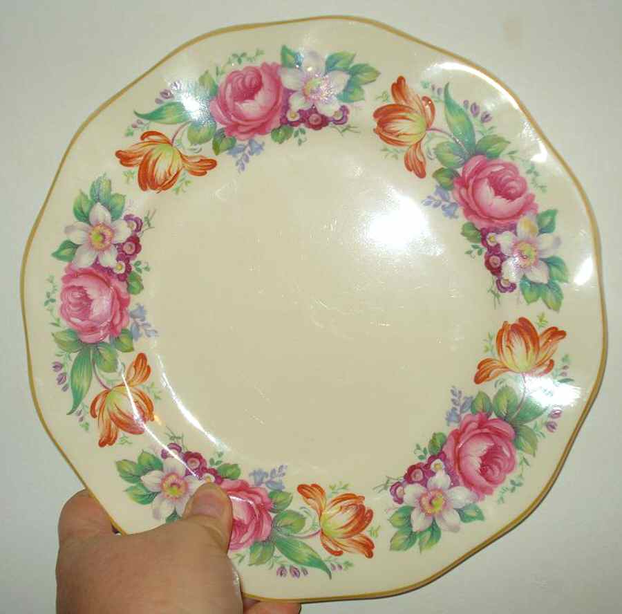 Swansea (Gold Trim) Dinner Plate by Wedgwood-1