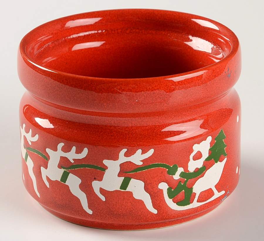 Christmas Tree Sugar Bowl No Lid by Waechtersbach-1