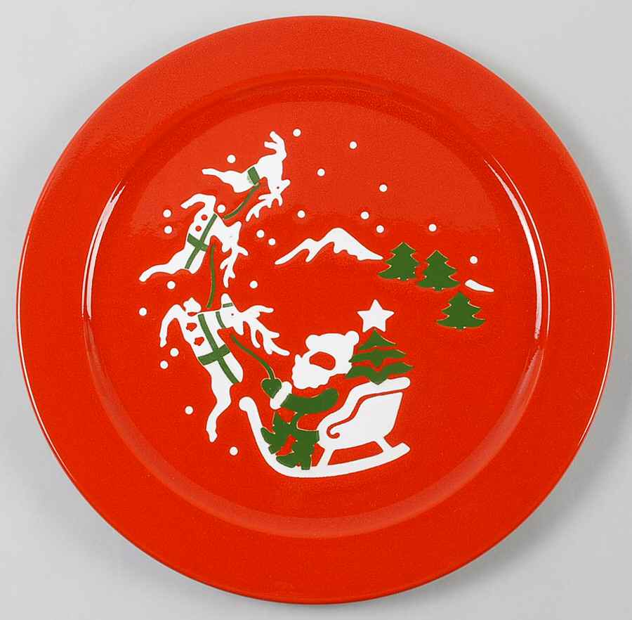 Christmas Tree Service Plate (Charger) by Waechtersbach-1