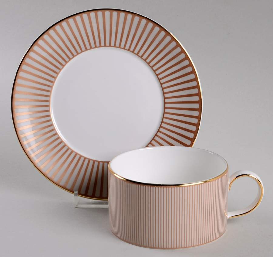 Palladian Flat Cup & Saucer Set by Wedgwood-1