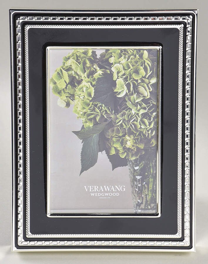 With Love Noir Frame-Holds 4" X 6" by Wedgwood-1